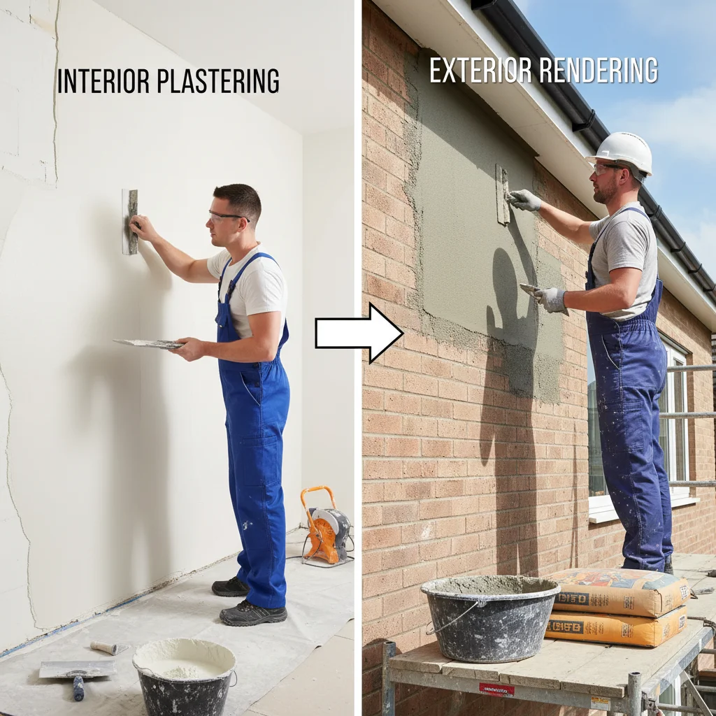 Plastering and rendering